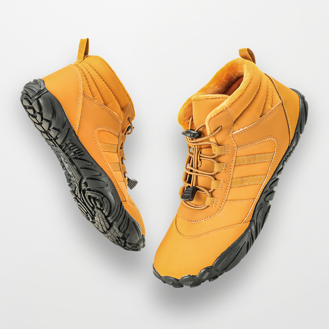 Winter Pro Barfußschuh in Goldgelb