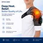 OrthoShoulder Pro™ – Intelligente Wärme- & Massagebandage für die Schulter