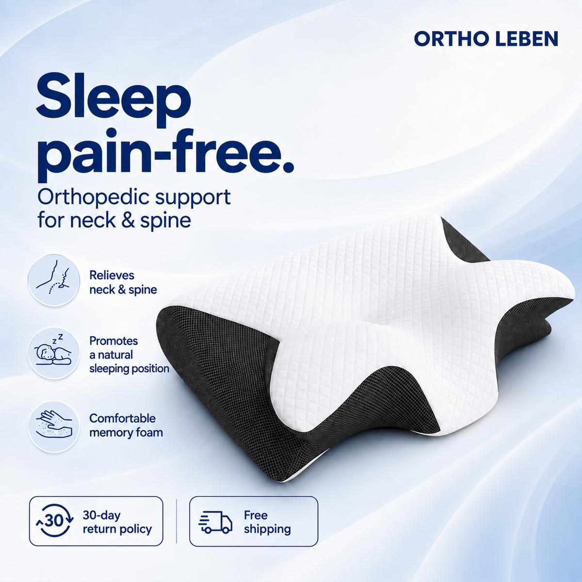 ErgoSleep Memory Kissen