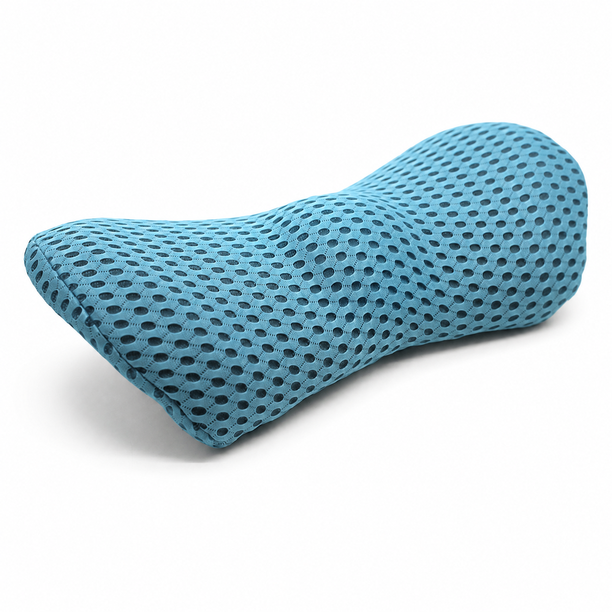 Lendenstützkissen aus Memory Foam in Blau